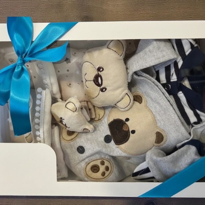 Presente Maternidade Urso Marinheiro 6 Peças RN